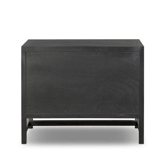 Sullivan Nightstand - Brushed Black Acacia Solid