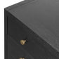 Sullivan Nightstand - Brushed Black Acacia Solid