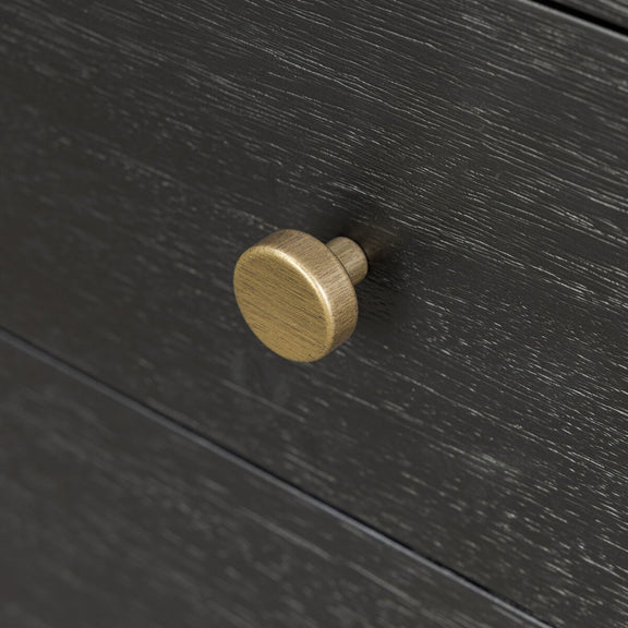 Sullivan Nightstand - Brushed Black Acacia Solid