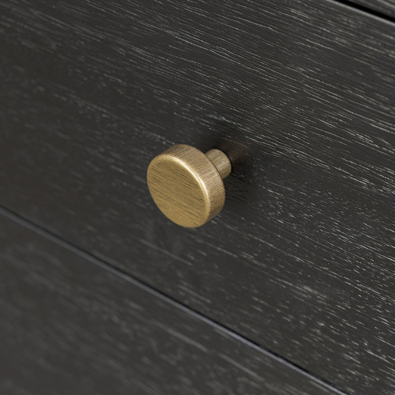 Sullivan Nightstand - Brushed Black Acacia Solid