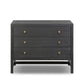Sullivan Nightstand - Brushed Black Acacia Solid