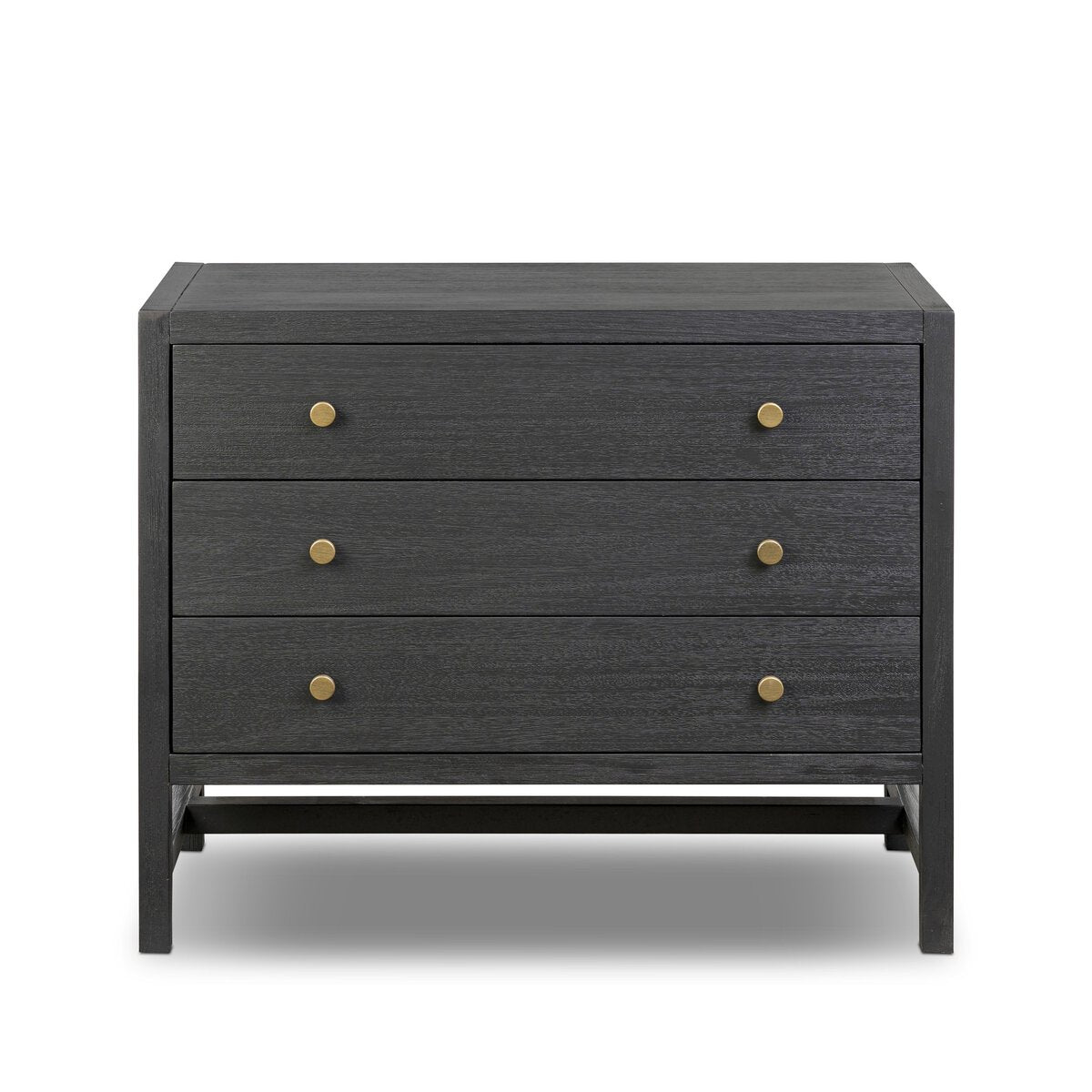 Sullivan Nightstand - Brushed Black Acacia Solid