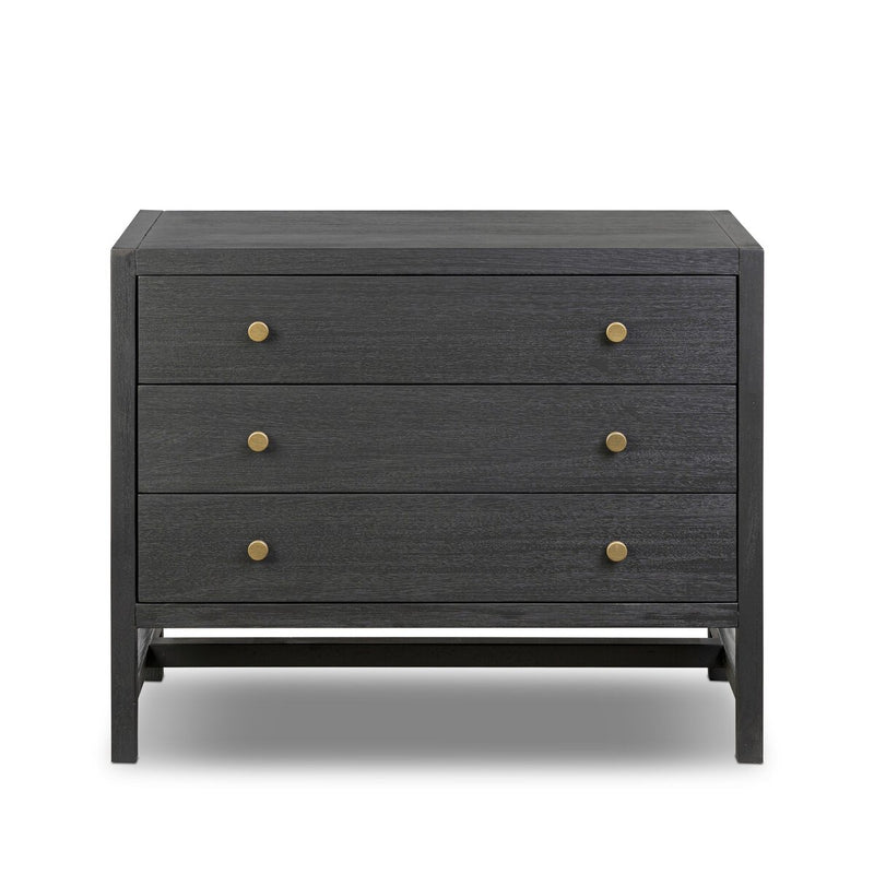 Sullivan Nightstand - Brushed Black Acacia Solid