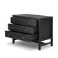 Sullivan Nightstand - Brushed Black Acacia Solid
