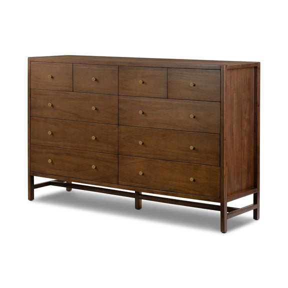 Sullivan 10 Drawer Dresser - Saddle Tan
