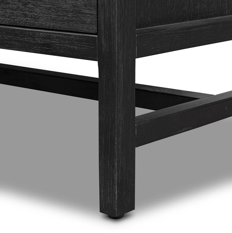 Sullivan 10 Drawer Dresser - Brushed Black Acacia Solid