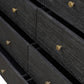 Sullivan 10 Drawer Dresser - Brushed Black Acacia Solid