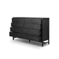Sullivan 10 Drawer Dresser - Brushed Black Acacia Solid