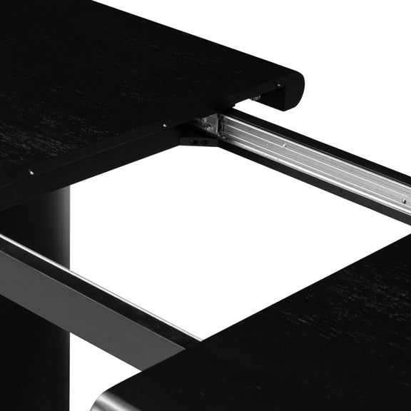 Paden Extension Dining Table - Aged Black Acacia