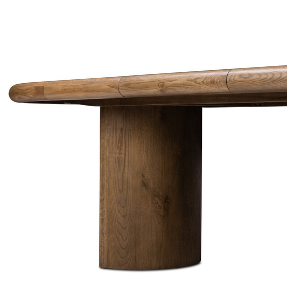 Paden Extension Dining Table - Worn Oak Veneer