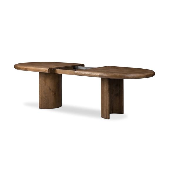 Paden Extension Dining Table - Worn Oak Veneer