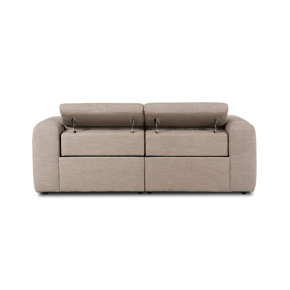 Radley Power Recliner 2-Piece Sectional - Crypton Nomad Taupe