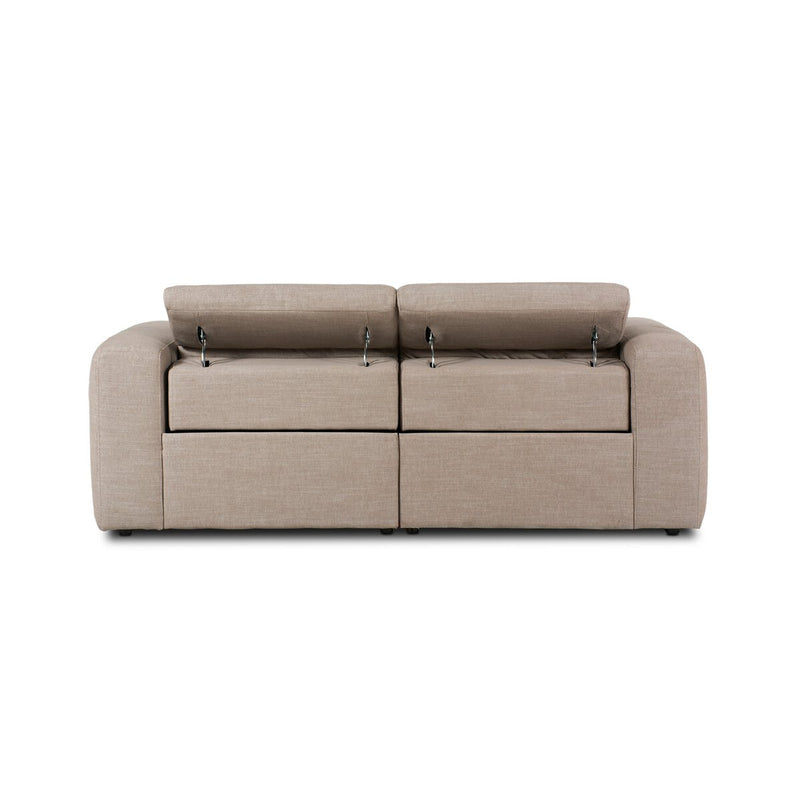 Radley Power Recliner 2-Piece Sectional - Crypton Nomad Taupe