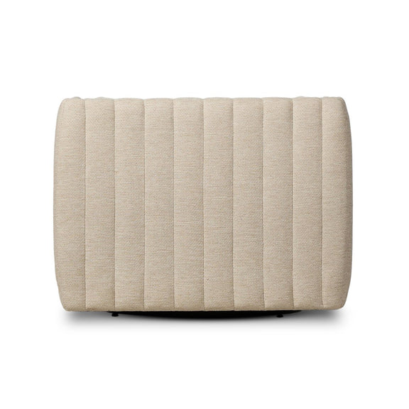 Augustine Outdoor Swivel Chair - Casa Cream