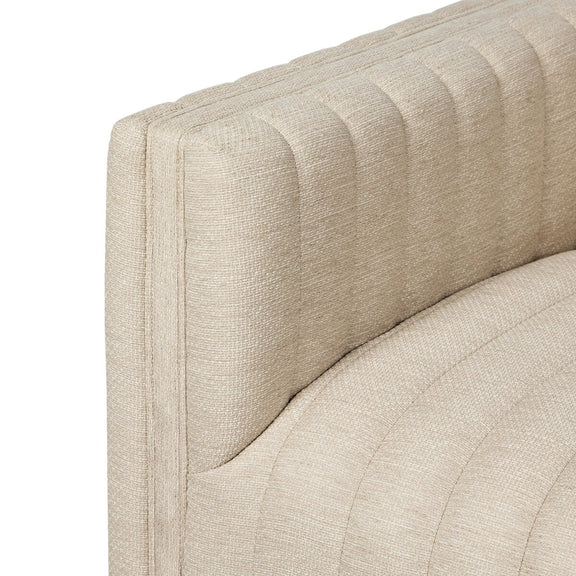 Augustine Outdoor Swivel Chair - Casa Cream