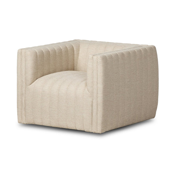 Augustine Outdoor Swivel Chair - Casa Cream