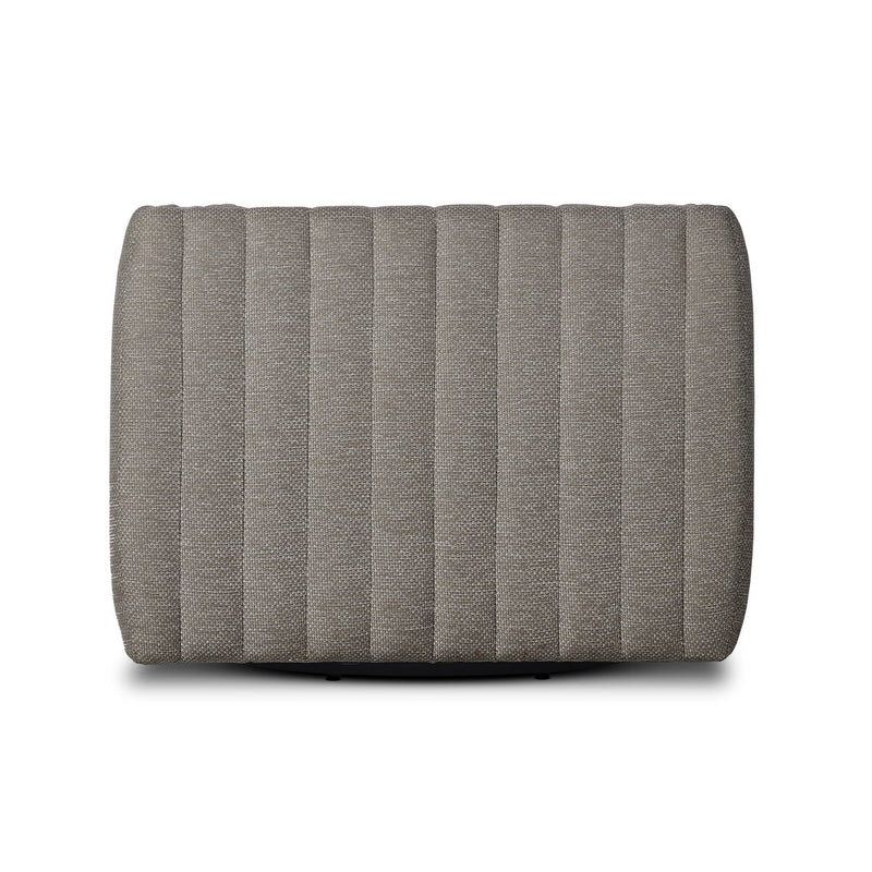 Augustine Outdoor Swivel Chair - Casa Grey