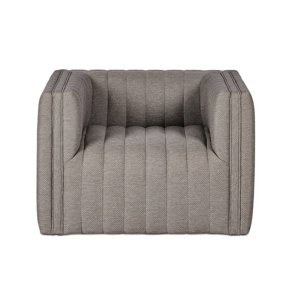 Augustine Outdoor Swivel Chair - Casa Grey