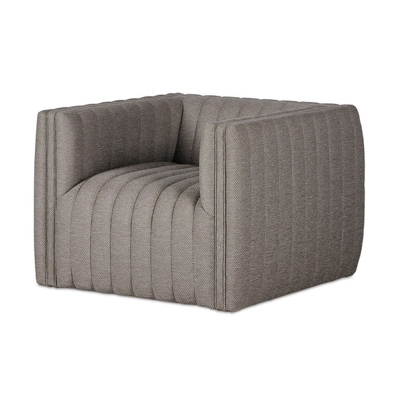 Augustine Outdoor Swivel Chair - Casa Grey