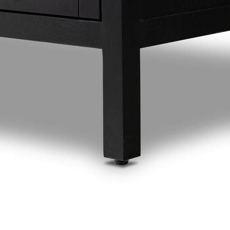 Laker Media Console - Black Oak Veneer