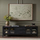 Laker Media Console - Black Oak Veneer