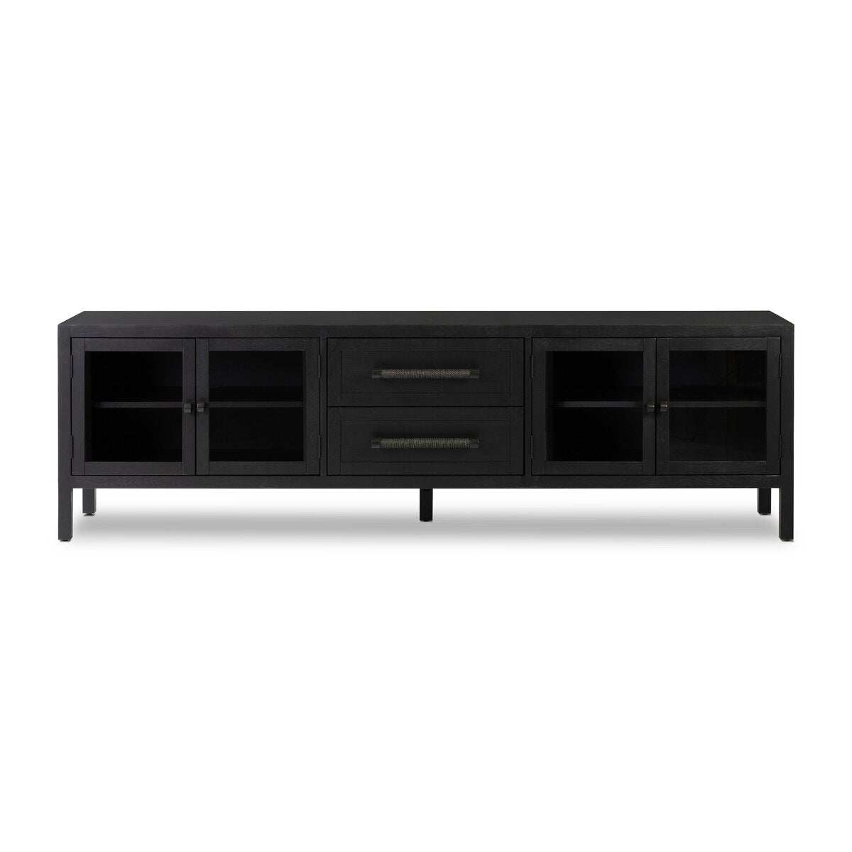 Laker Media Console - Black Oak Veneer