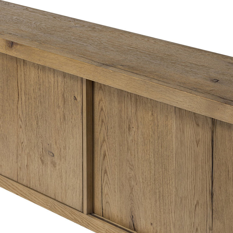Laredo Media Console - Worn Oak