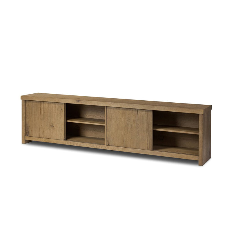 Laredo Media Console - Worn Oak