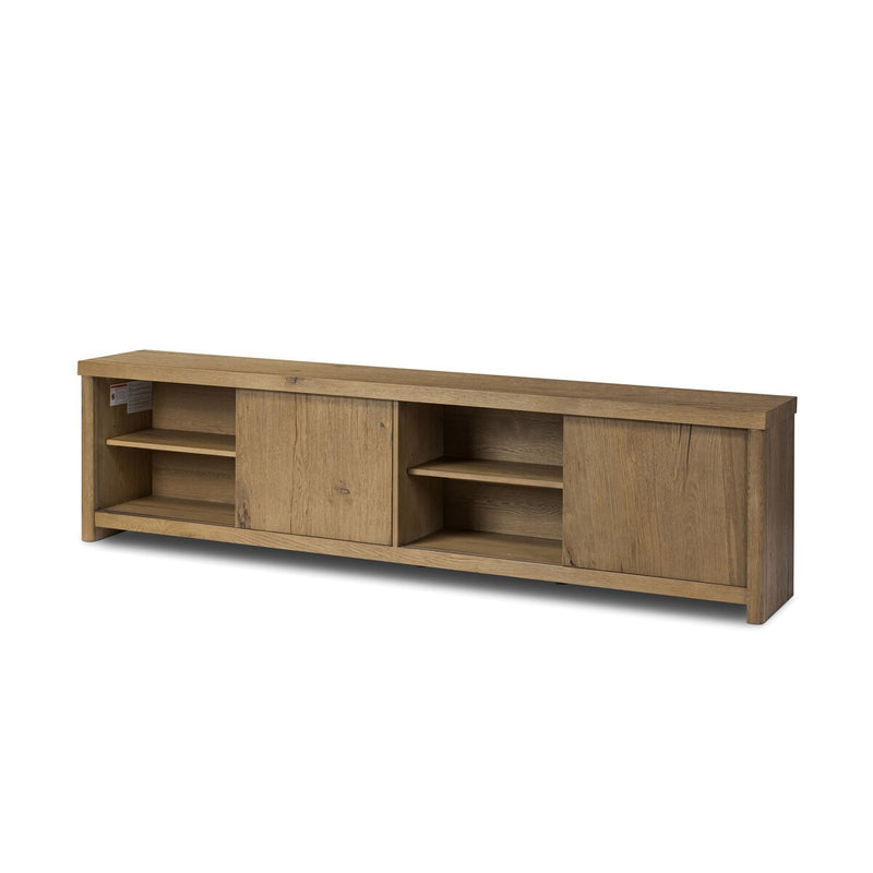 Laredo Media Console - Worn Oak
