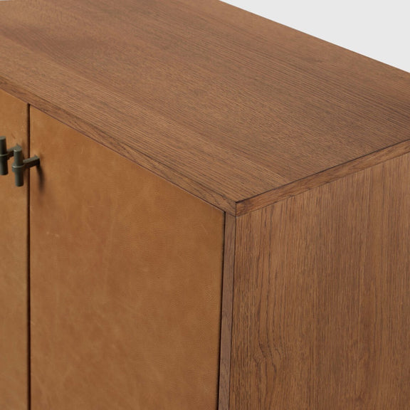 Posada Small Cabinet - Amber Oak Veneer