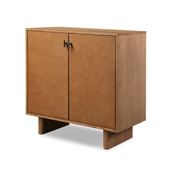 Posada Small Cabinet - Amber Oak Veneer