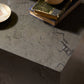 Modern Marble Plinth End Table - Grey Italian Marble