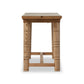Flip Top Console Table - Toasted Ash