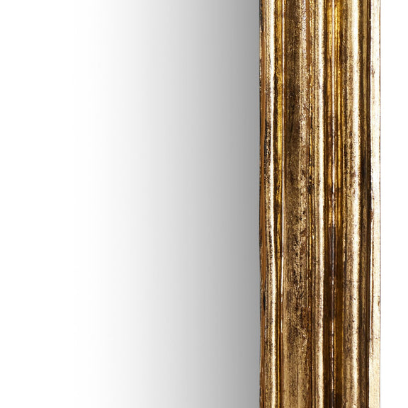 Vintage Louis Floor Mirror - Antiqued Gold Leaf