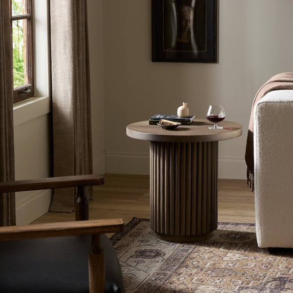 Rutherford End Table - Reclaimed Ashen Brown