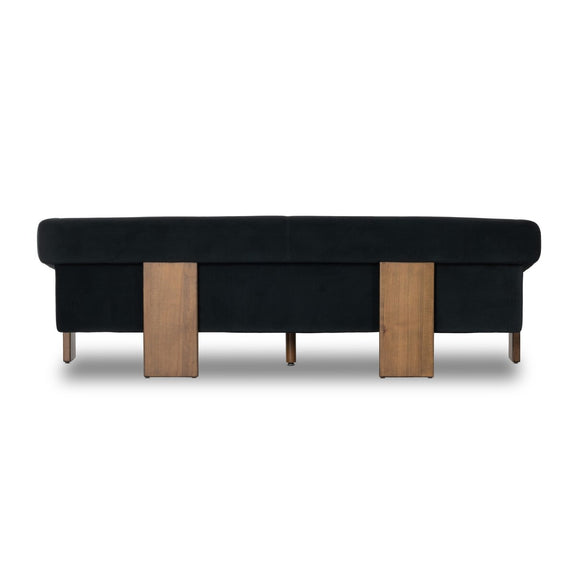 Cairo Sofa - Modern Velvet Smoke