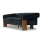Cairo Sofa - Modern Velvet Smoke