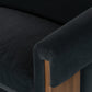 Cairo Sofa - Modern Velvet Smoke