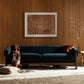Cairo Sofa - Modern Velvet Smoke