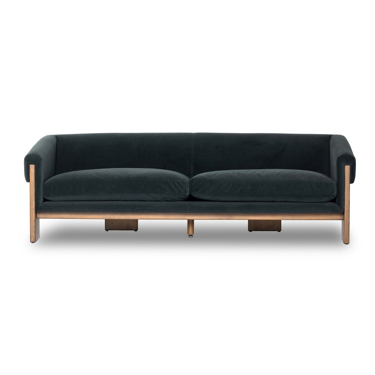 Cairo Sofa - Modern Velvet Smoke