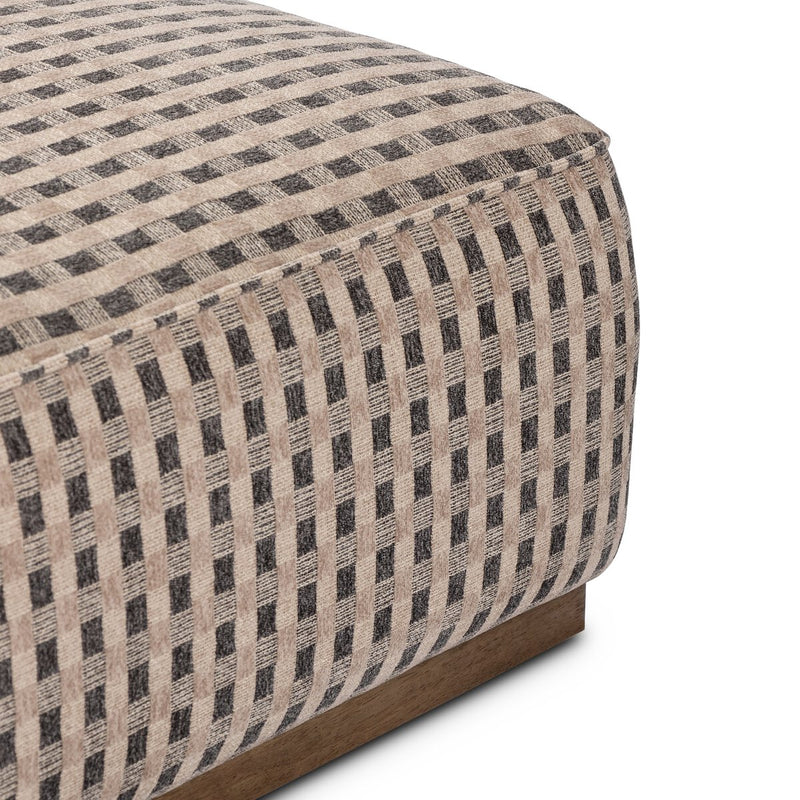 Sinclair Cocktail Ottoman - Firefinch Fawn