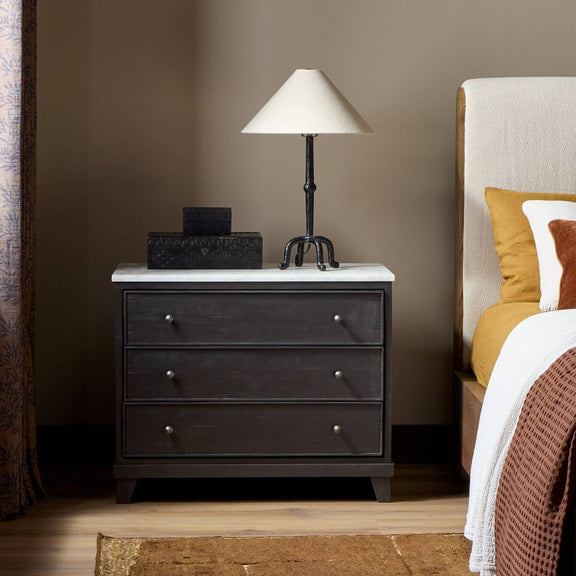 Odette Nightstand - Dark Reclaimed