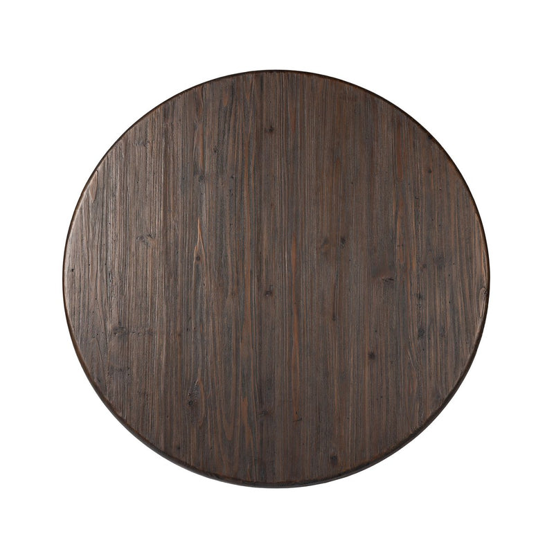 Kerrville Round Dining Table - Burnt Pine Veneer