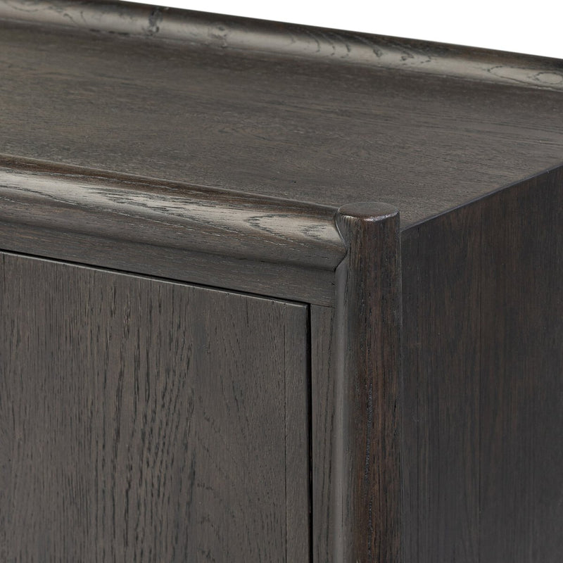 Glenview 6 Door Sideboard - Smoked Black Oak