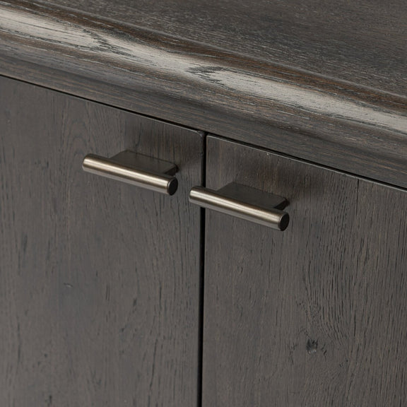 Glenview 6 Door Sideboard - Smoked Black Oak