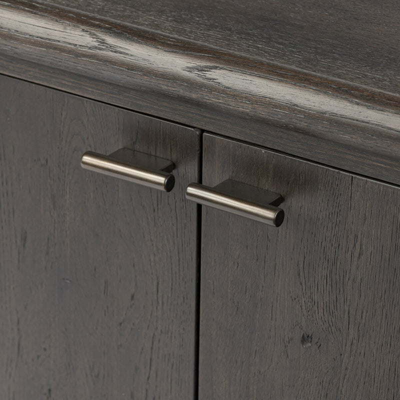 Glenview 6 Door Sideboard - Smoked Black Oak