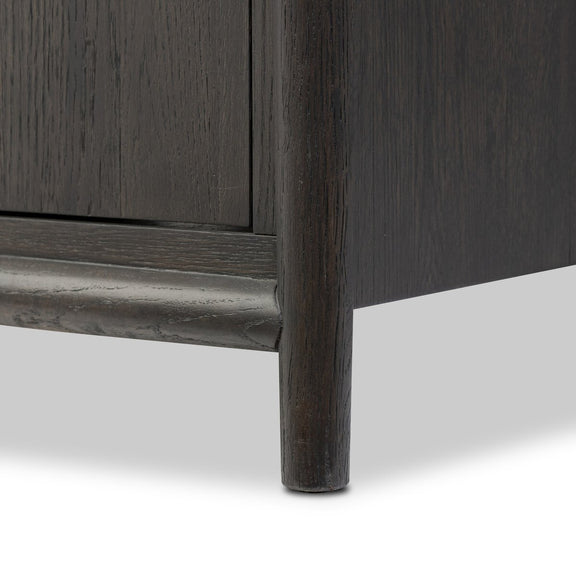 Glenview 6 Door Sideboard - Smoked Black Oak