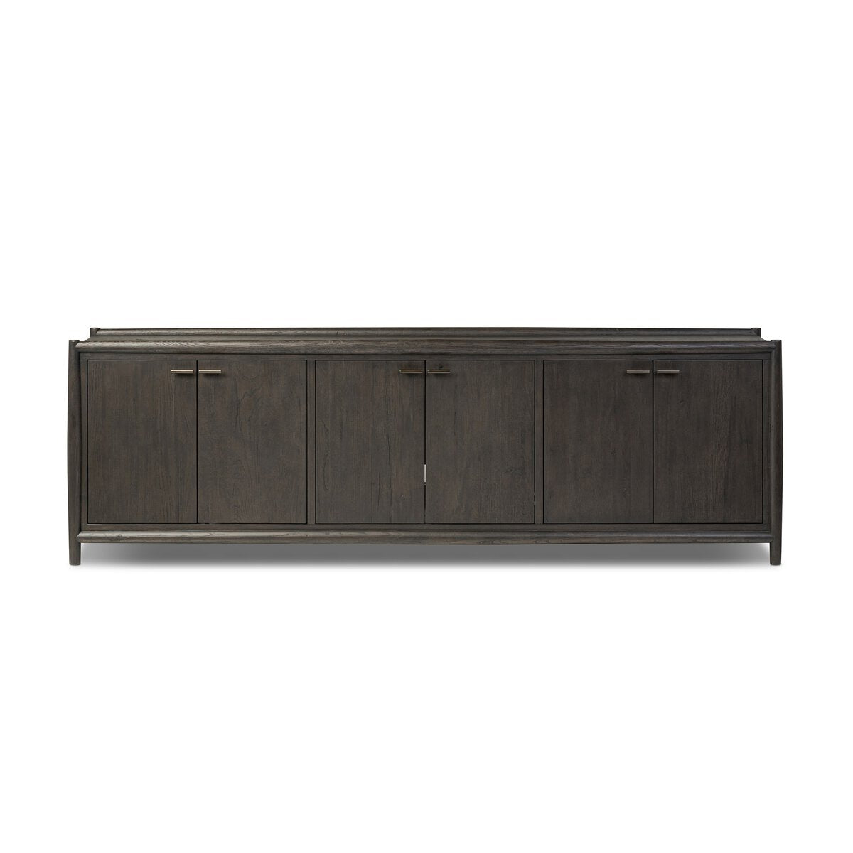 Glenview 6 Door Sideboard - Smoked Black Oak