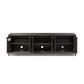 Glenview 6 Door Sideboard - Smoked Black Oak