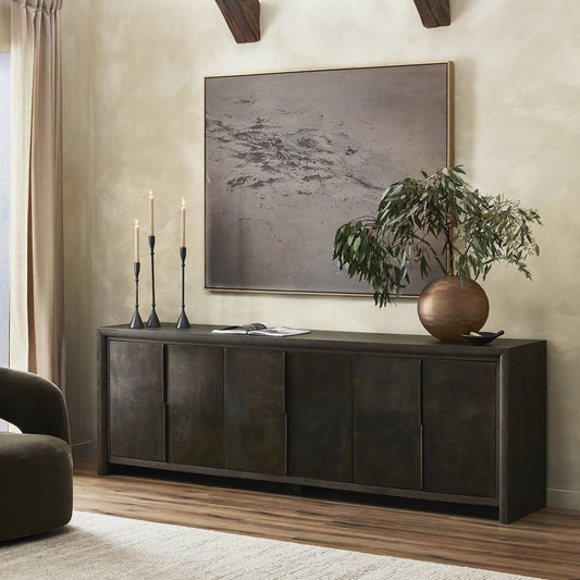 Arlington 6 Door Sideboard - Espresso Oak Veneer